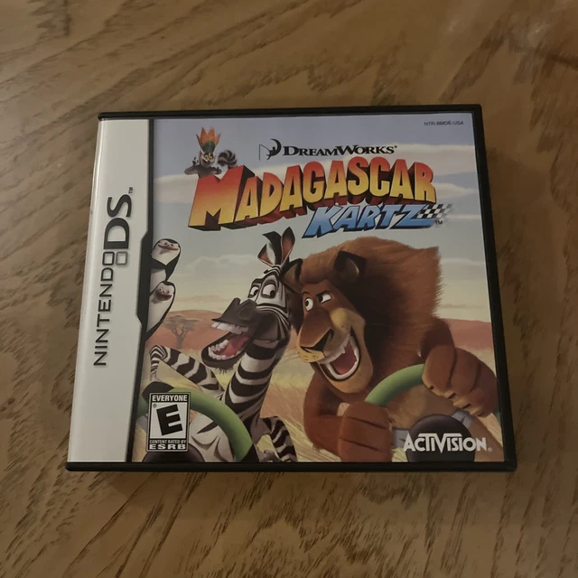 MADAGASCAR KARTZ NINTENDO DS Game, Complete in Box, 2009 Edition Tested ...