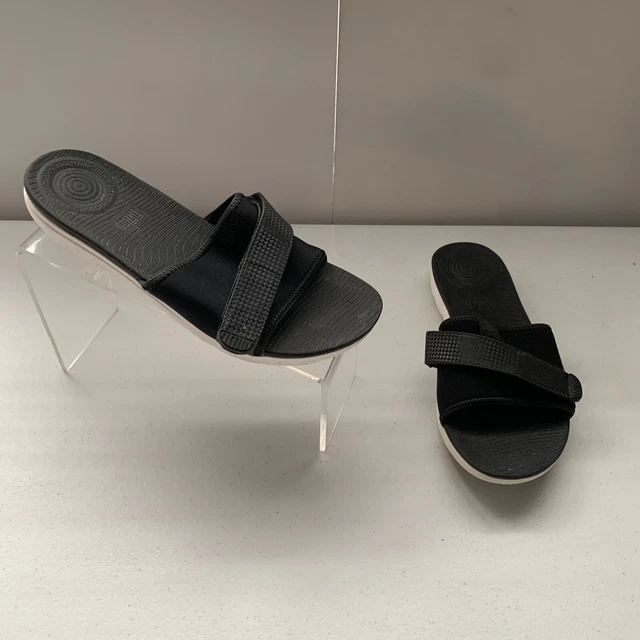 Fitflop Womens Size 7 Black Sandals Slides Comfort Shoes