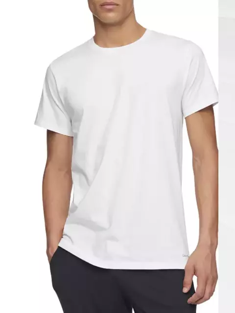 Calvin Klein Men's Crew Neck T-Shirts - 3 pack - White