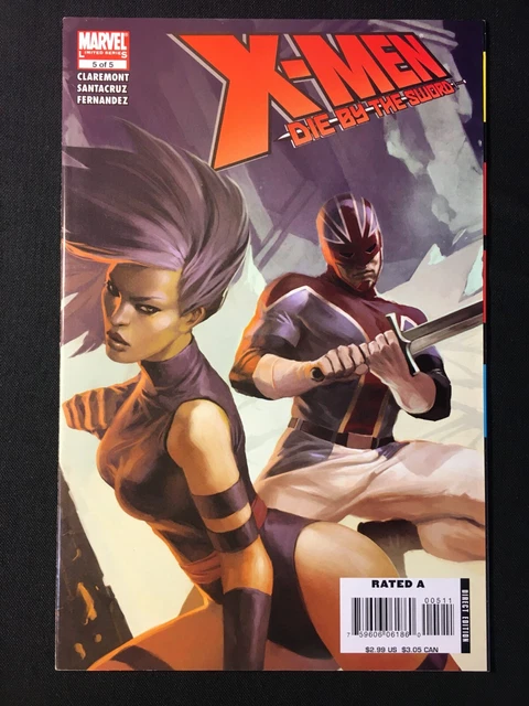 X Men Die By The Sword 5 Psylocke Captain Britain V 1 Djurdjevic Dazzler Comic U
