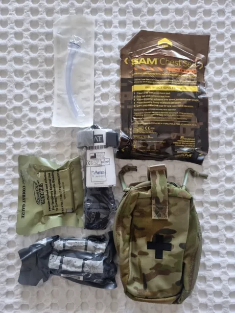 AMCU Issued IFAK Pouch Brand New With Complete Contents SF SASR 2CDO Hunting