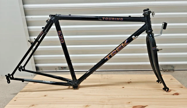 VINTAGE 1992 TREK 520 Touring Bike Frame Tru Temper AVR Lugged
