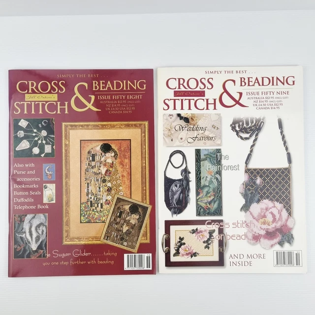 Magazine Jill Oxton – Simply Best Beaded Cross Stitch #42 – Livre De Motifs Perles