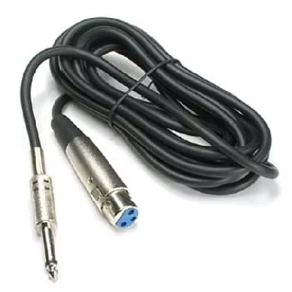 6FT - 100FT XLR 3-Pin Female to 6.35mm 1/4" Mono Male Mic Microphone Audio Cable