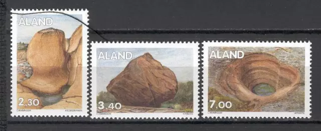 Aland Isl 815 MNH 1995 3v stone formations CV 5 eur