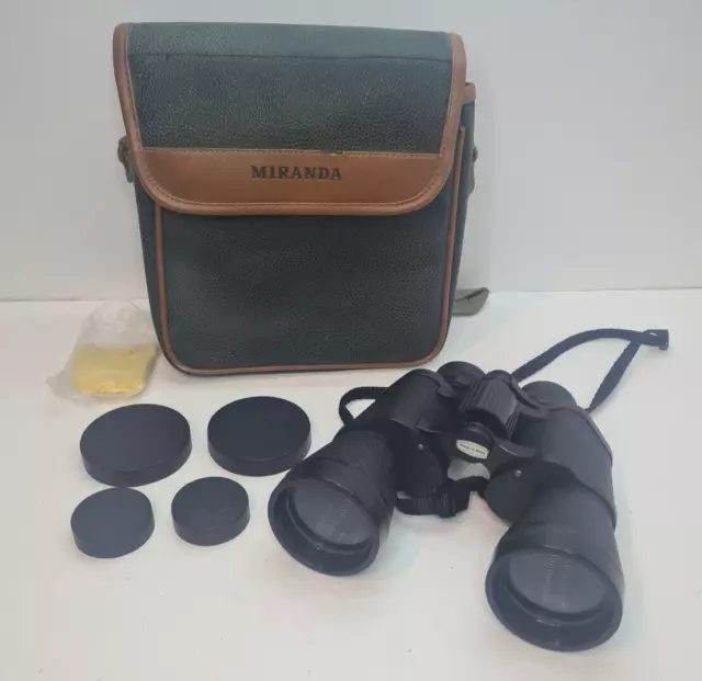 Miranda 10x50 VG Binoculars Fully Coated Optics With Miranda Case And Caps