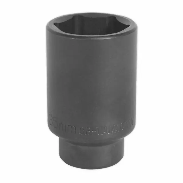 Sealey 35mm Deep Impact Socket 1/2" Drive Hand Ratchet Air Wrench Handle