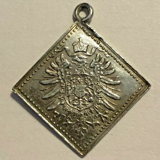 Antiker Bettelarmbandanhänger Silber "Andenken" / Antique Charm Bracelet Silver