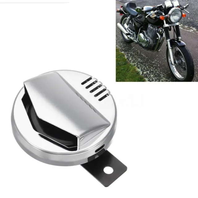 12V Chrom Motorrad Elektrische Hupe Horn 110db 94mm Für Honda Harley-Davids C9X4