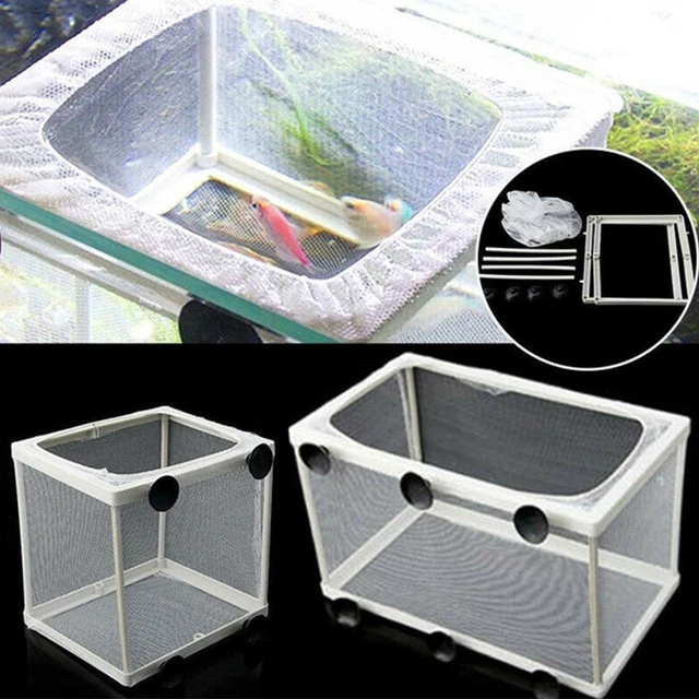 FISH TANK BREEDER Net, Large Fish Breeder Isolation Box, Plast £4.33