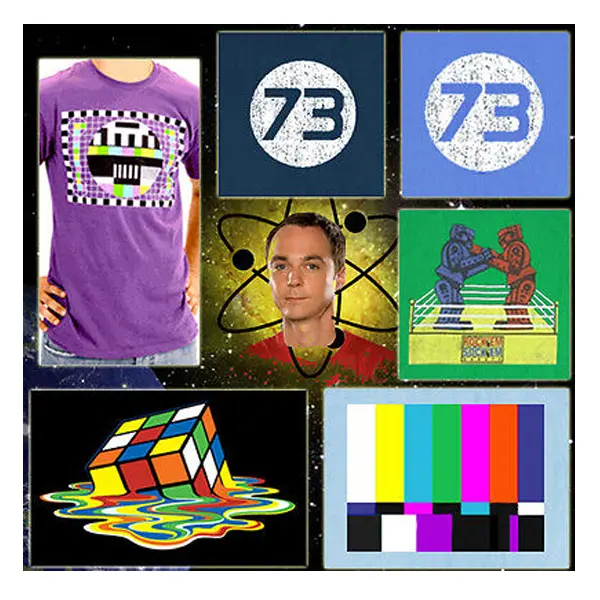 CHOOSE FROM TV Show Sheldon Cooper on The Big Bang Theory T-shirts Graphic Tees