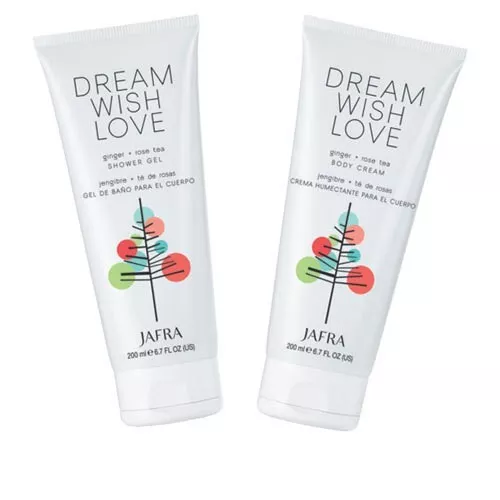 JAFRA Dream-Wish-Love Körperpflege Set 2 Produkte - Shower Gel - Body Cream NEU