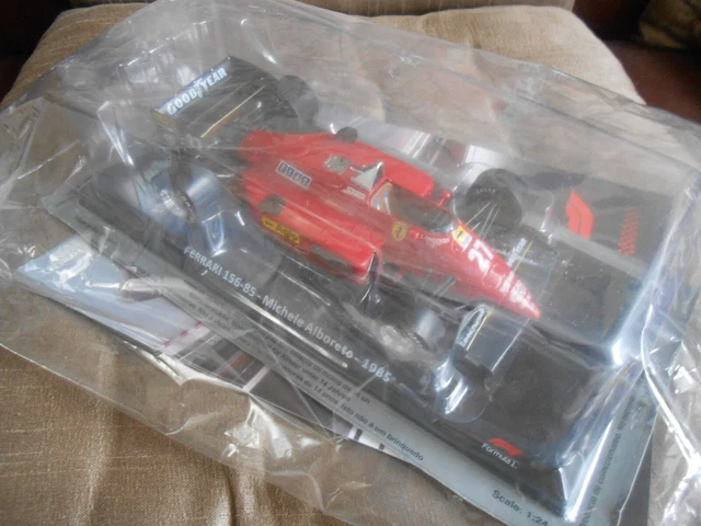 Modèle Réduit Ferrari 156-85 Alboreto 1985 1/24 - Collection Centauria/Panini, Occasion