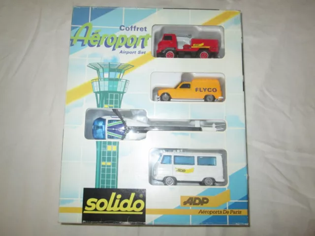 SOLIDO - COFFRET TRANSPORT SET avec 6 voitures et le tra…