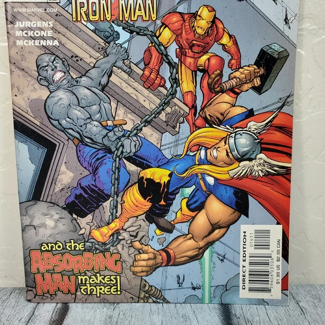 Marvel Comics The Mighty Thor #14 Vol. 2 Iron Man, 1999 Vintage Comic Book 3