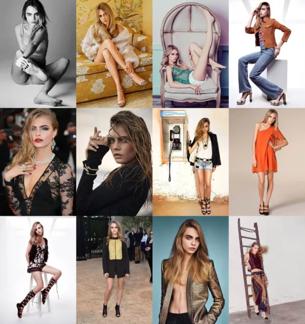 Cara Delevingne - Hot Sexy Photo Print - Buy 1, Get 2 FREE - Choice Of 89