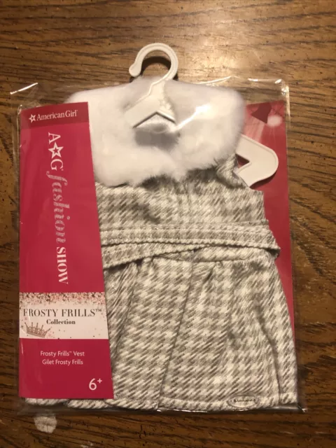 American Girl Frosty Frills Vest Frosty Frills Collection NIP NEW RETIRED