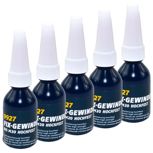 Vis de Blocage 5 x 10 ML Mannol Fil Haute Ténacité Visser Adhésif Hélice