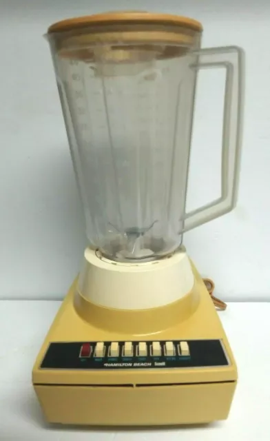 Vintage Scovill Hamilton Beach Blender #620-2 7 Speed 330 Watts