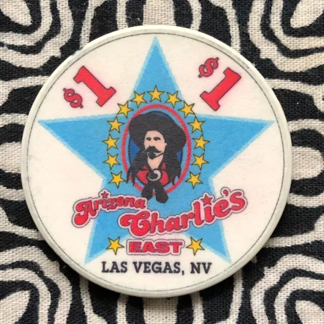 Arizona Charlie's $1 Las Vegas, Nevada Gaming Poker Casino Chip HH30