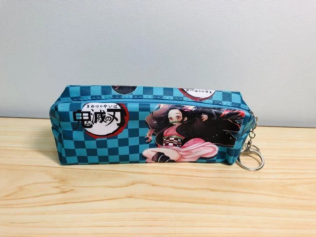 Astuccio Triplo Demon Slayer Sutoriku | 3 Scomparti, Resistente All'acqua, 23 X 11 X 5 Cm