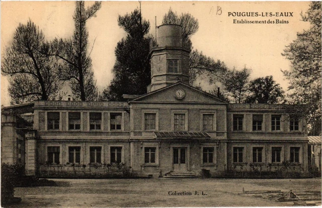 CPA POUGUES-les-EAUX - establishment des Bains (456832)