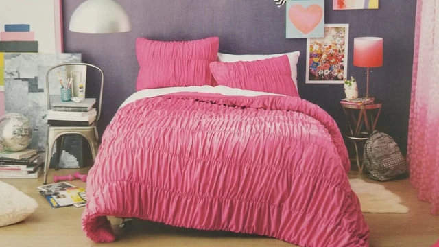 3 pc Xhilaration Fuschia Full / Queen Comforter and Shams Set NIP