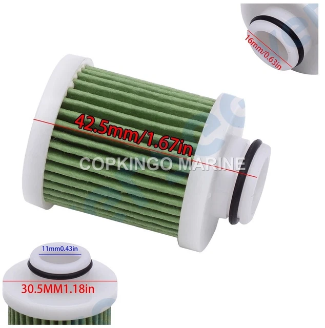 Genuine Suzuki Outboard Fuel Filter - OEM Part # 15412-92J00, Made In Japan 8 thumbnail image