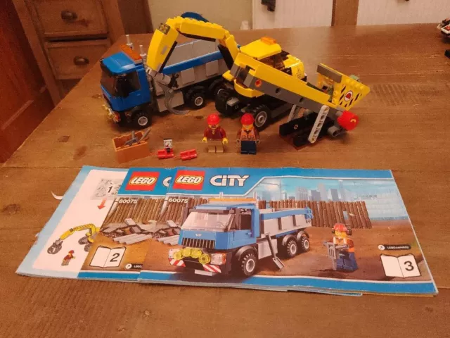 Lego city demolition hotsell excavator and truck