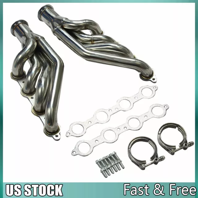 New Turbo Manifold Header For Chevy LS1 LS2 LS3 LS6 LSX For GM V8 4.8L 5.3L 5.7L