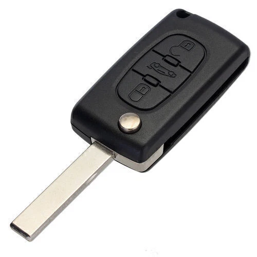 Car Folding Flip Remote Key Case Fob 3 Button for Peugeot 207 307 407 SW 308 607