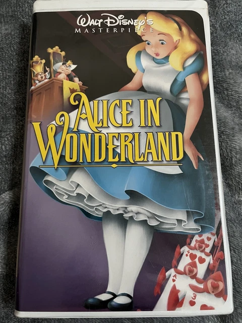ALICE IN WONDERLAND Walt Disney Masterpiece Collection Vhs Tape EUR 7 ...