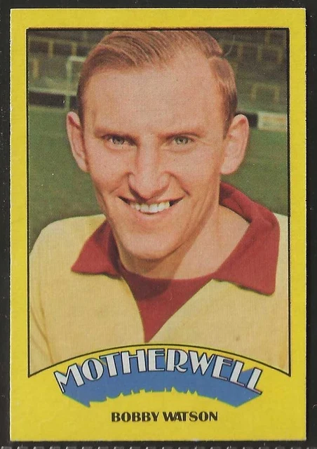 A&Bc-Football 1974 Scottish (Green Back 001-132)-#095- Motherwell - Watson