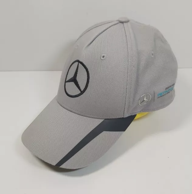 Gorra de béisbol F1 Mercedes Benz AMG Petronas Motorsport Monster gris ajustable