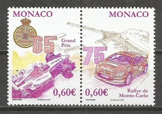 Monaco - Timbres Neufs Luxe - Courses Automobiles (2006)