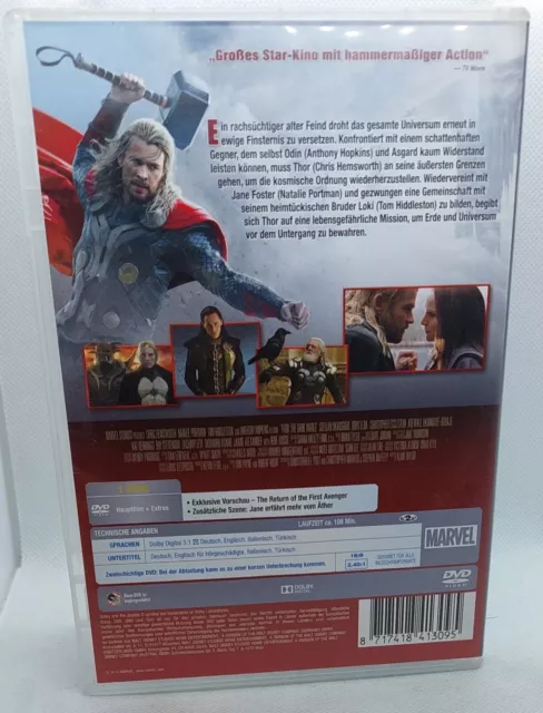 DVD - Thor - The Dark Kingdom (mit Chris Hemsworth) +++ guter Zustand 2