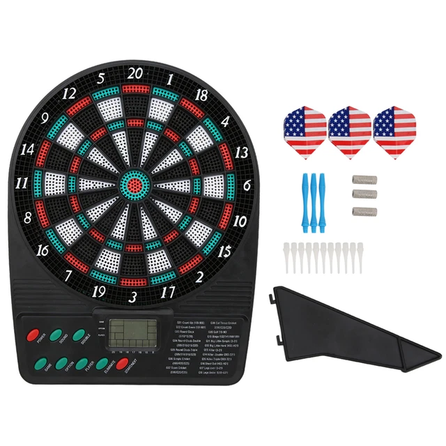 Electronictomatic Scoring Soft Darts Board Set Family Activities