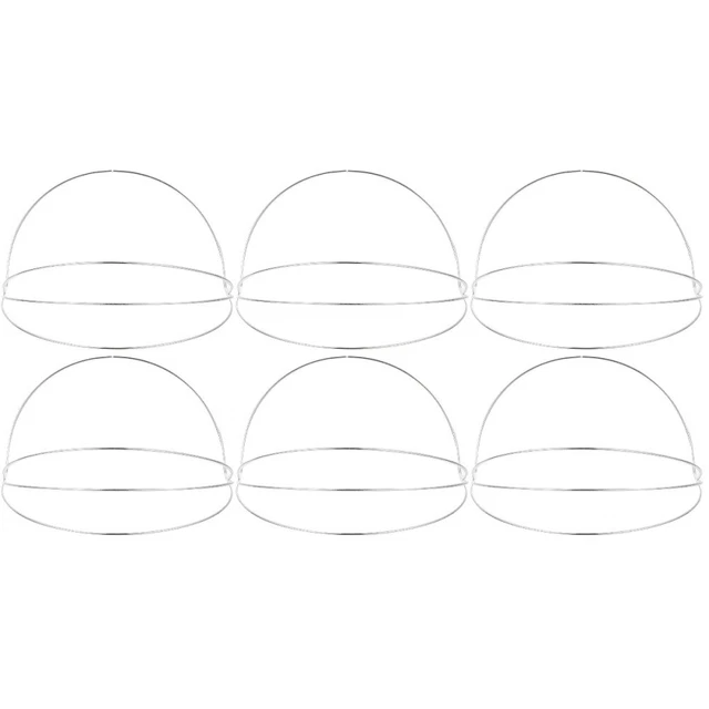 6 Pcs  Frames Gold Headband Layer Headband Base Wire Headband