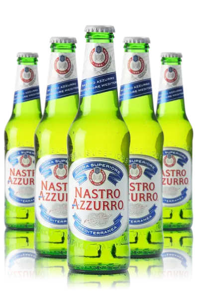 Bière Nastro Azzurro 33 CL - Pack De 24 Bouteilles