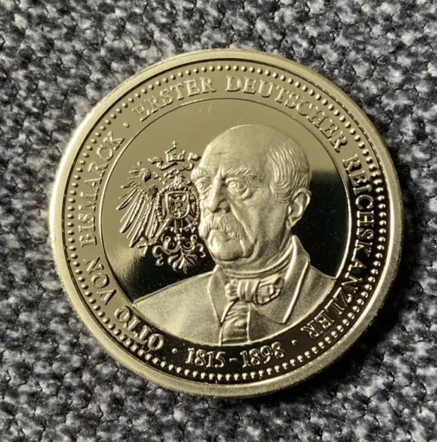 Otto von Bismarck - Höhepunkte der deutschen Geschichte Medaille Ø 30 mm