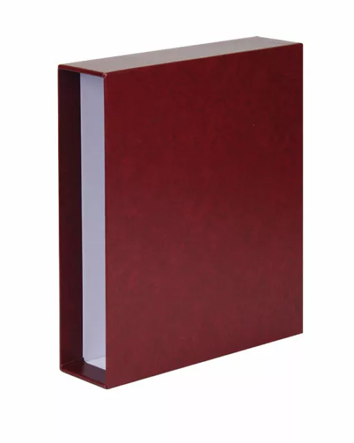 LINDNER 3504-W Weinrot Rot Schutzkassette Kassette Schuber Für Ringbinder 3503