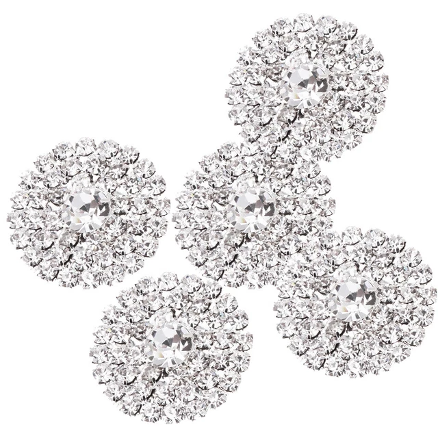 5 Stück 21mm Strass Knöpfe zum Nähen von Ösenknöpfen zum Nähen