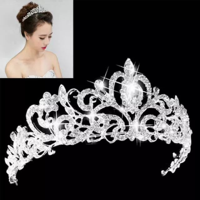 Strass Braut Krone Tiara Diadem Haarschmuck Kopfschmuck Hochzeit Brautschmuck .