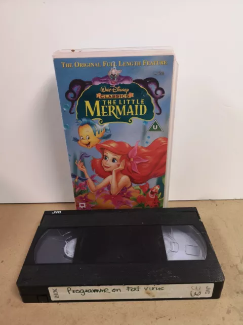 Walt Disney Classics - The Little Mermaid - VHS Video - Pal - Video Cassette