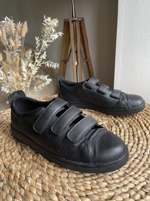 MENS CLARKS LEATHER Casual Active Air Hook Loop Shoes Trainers