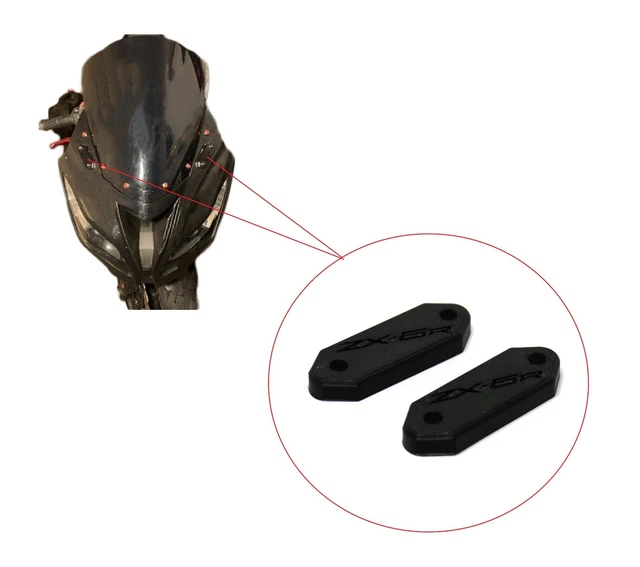 Sell Mirror Base Block Off Plates For Kawasaki ER6F Z750S ZX6R In Hong - Foto 3