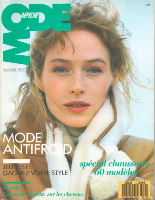 ▬►DÉPÊCHE MODE 13 de 1987 SABINE AZEMA_MODE FASHION VINTAGE