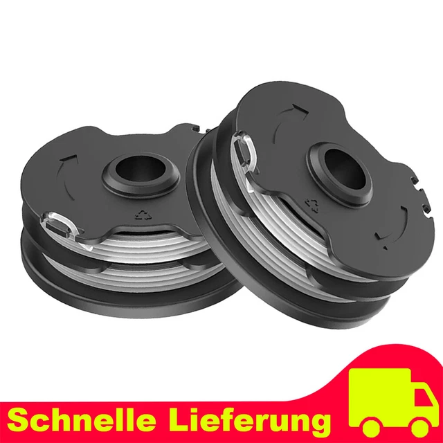 Ersatzspule Mit Abdeckung Für MacAllister Rasentrimmer MGTP18Li - 1,5 Mm Schnur, 4 Stück Set