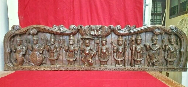 Grand Depiction Of Dashavatara The Ten Avatars Of Lord Vishnu With A Each Avatar 336980150