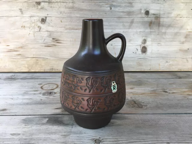 MARZI&REMY Keramik Vase WGP / Mid-Century West German Pottery / sign 2022 20 cm